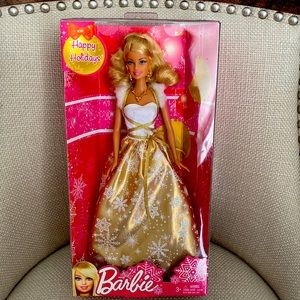 NWT Barbie happy holidays